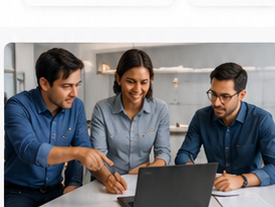 Equipo en capacitación técnica